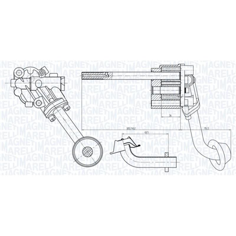 Pompe à huile MAGNETI MARELLI 351516000065 - Visuel 1