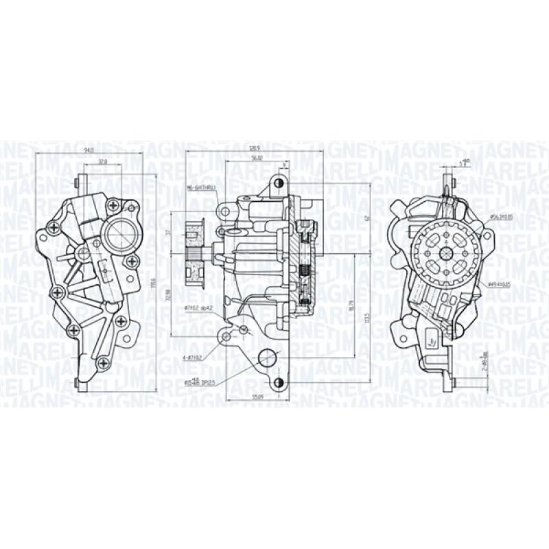 Pompe à huile MAGNETI MARELLI 351516000073 - Visuel 1