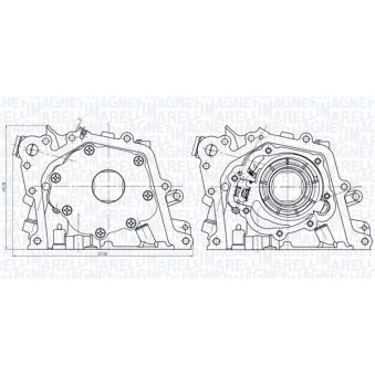 Pompe à huile MAGNETI MARELLI 351516000075 pour FORD MONDEO 1.5 EcoBoost - 160cv