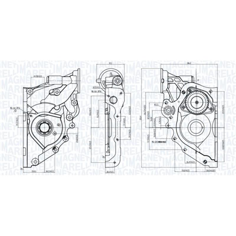 Pompe à huile MAGNETI MARELLI 351516000080 - Visuel 1