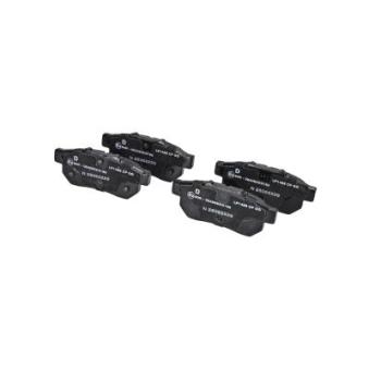 Jeu de 4 plaquettes de frein arrière DELPHI [LP1456]