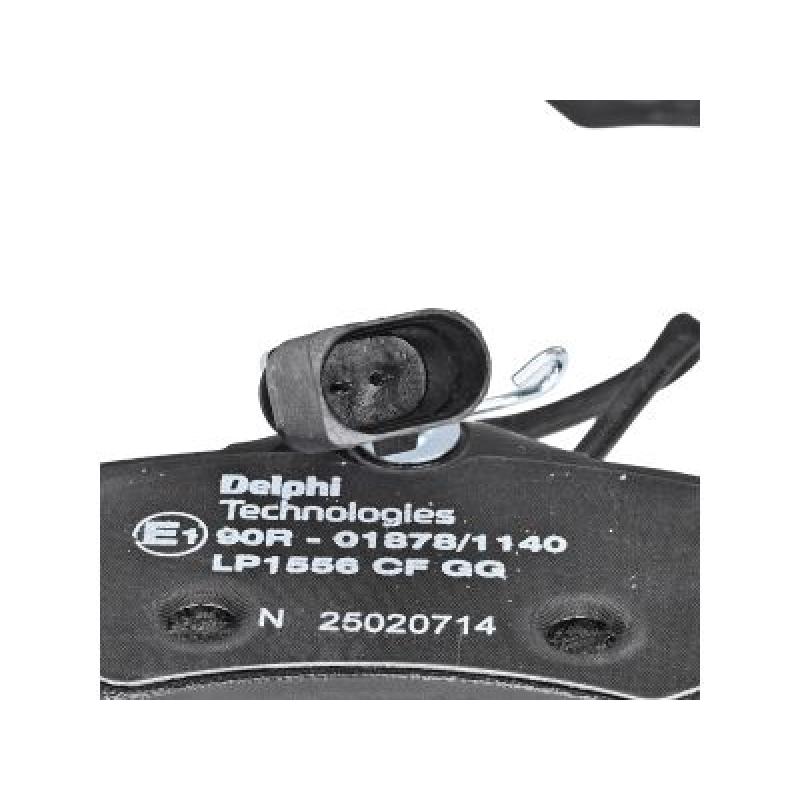 Jeu de 4 plaquettes de frein arrière DELPHI LP1556 - Visuel 2