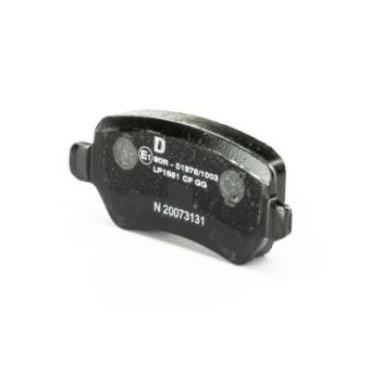 Jeu de 4 plaquettes de frein arrière DELPHI LP1681 pour KIA EV6 1.7 CDTI - 110cv