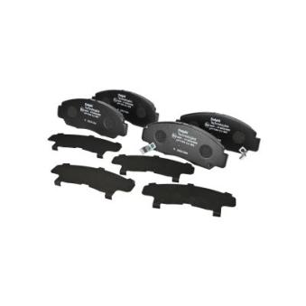 Jeu de 4 plaquettes de frein avant DELPHI [LP1704]