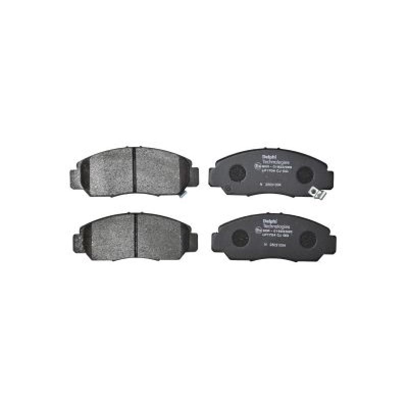 Jeu de 4 plaquettes de frein avant DELPHI LP1704 - Visuel 1