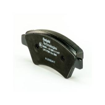 Jeu de 4 plaquettes de frein avant DELPHI LP1730 pour RENAULT KANGOO 1.5 DCI - 84cv