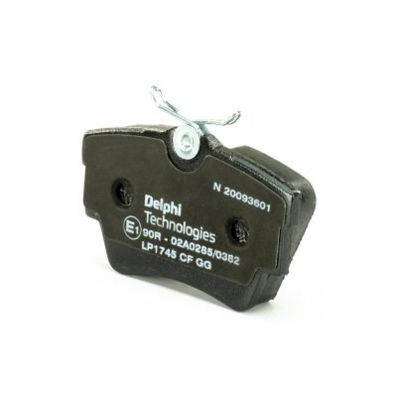 Jeu de 4 plaquettes de frein arrière DELPHI LP1745 - Visuel 2