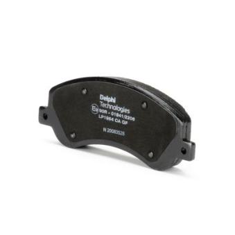 Jeu de 4 plaquettes de frein avant DELPHI LP1954 pour MG MONTEGO 2.2 TDCi - 110cv