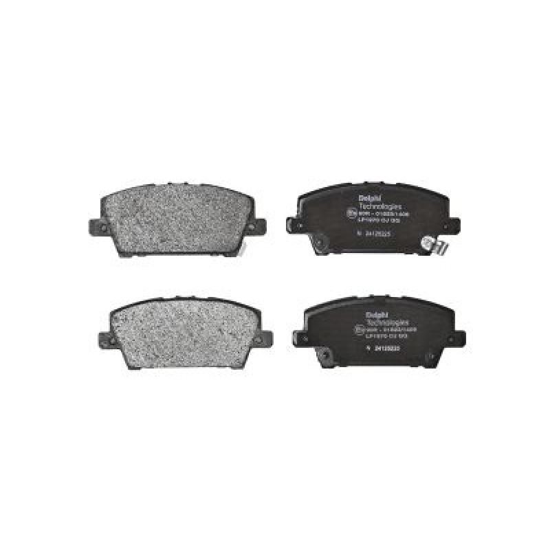 Jeu de 4 plaquettes de frein avant DELPHI LP1970 - Visuel 1