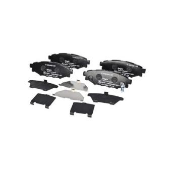 Jeu de 4 plaquettes de frein arrière DELPHI OEM SU00304096