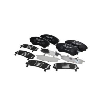 Jeu de 4 plaquettes de frein avant DELPHI OEM 4509599