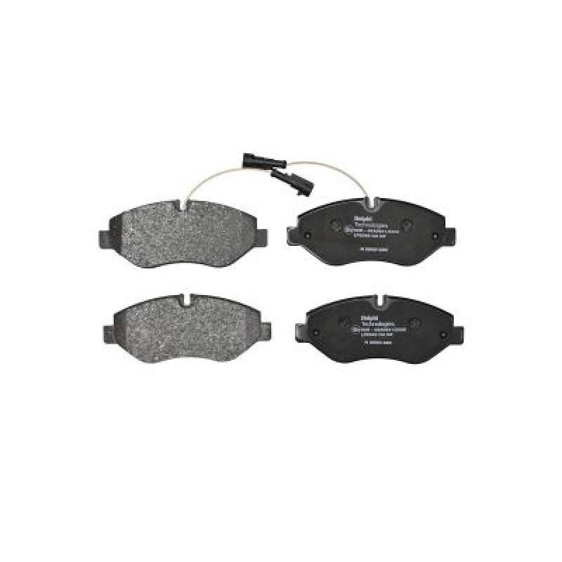 Jeu de 4 plaquettes de frein avant DELPHI LP2043 - Visuel 1