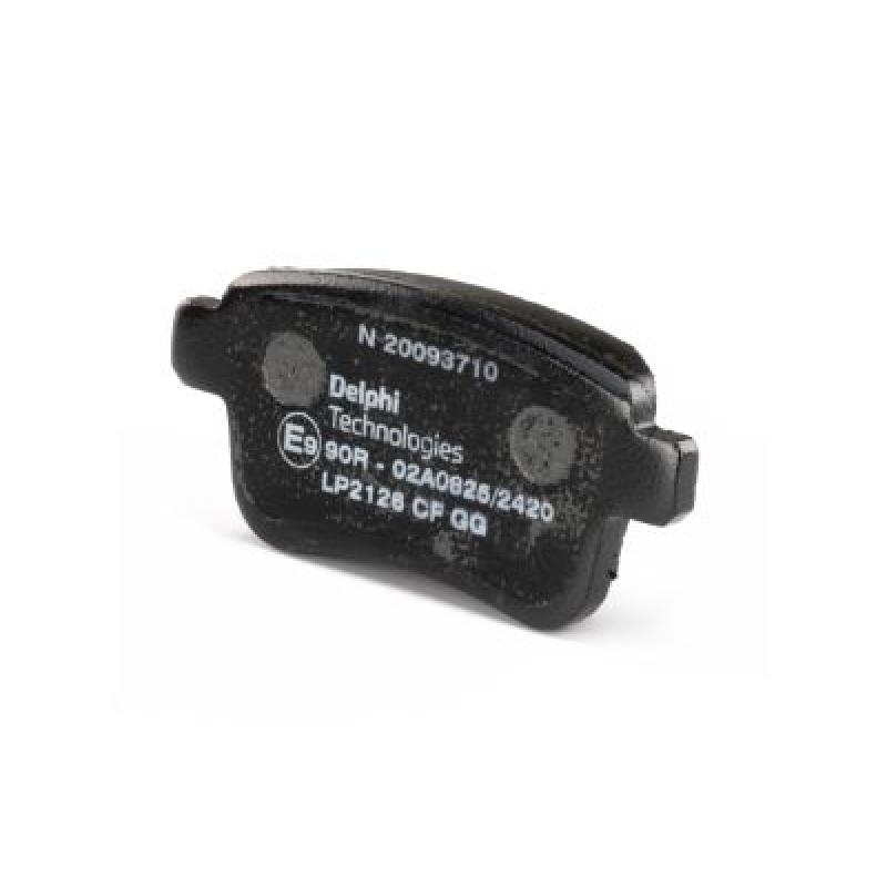 Jeu de 4 plaquettes de frein arrière DELPHI LP2126 - Visuel 2