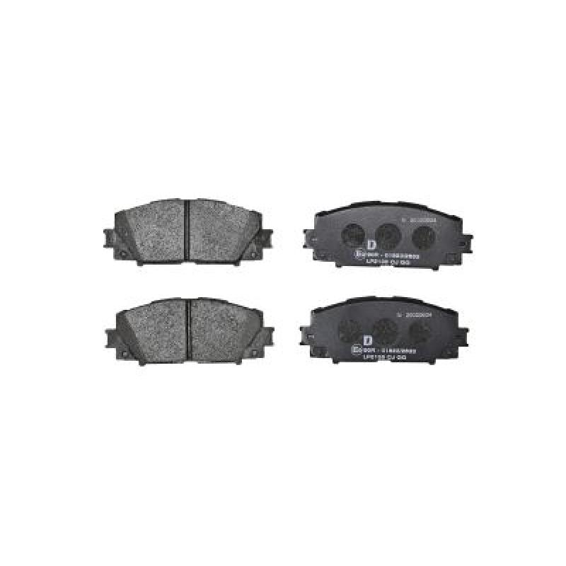 Jeu de 4 plaquettes de frein avant DELPHI LP2135 - Visuel 1