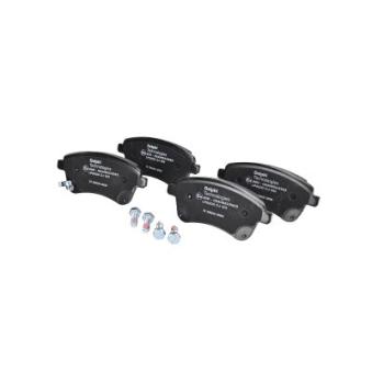 Jeu de 4 plaquettes de frein avant DELPHI LP2203 pour DACIA LODGY 1.4 CRDi 75 - 75cv