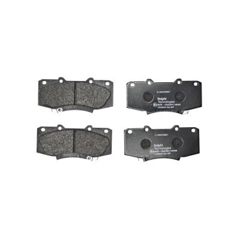 Jeu de 4 plaquettes de frein avant DELPHI LP2244 - Visuel 1