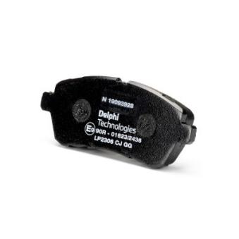 Jeu de 4 plaquettes de frein avant DELPHI OEM 1550219