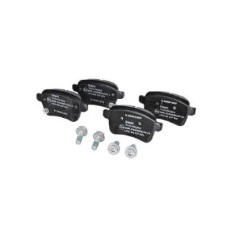 Jeu de 4 plaquettes de frein arrière DELPHI OEM 95517078