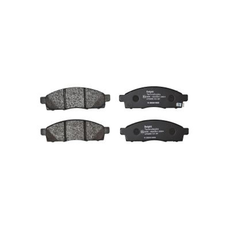 Jeu de 4 plaquettes de frein avant DELPHI LP3285 - Visuel 1