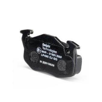Jeu de 4 plaquettes de frein avant DELPHI [LP490]