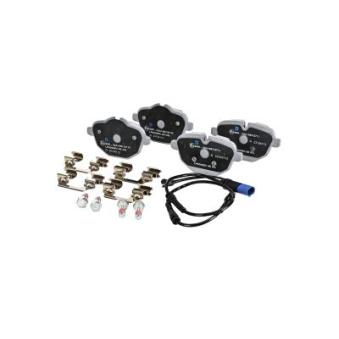 Jeu de 4 plaquettes de frein arrière DELPHI OEM 34216892641