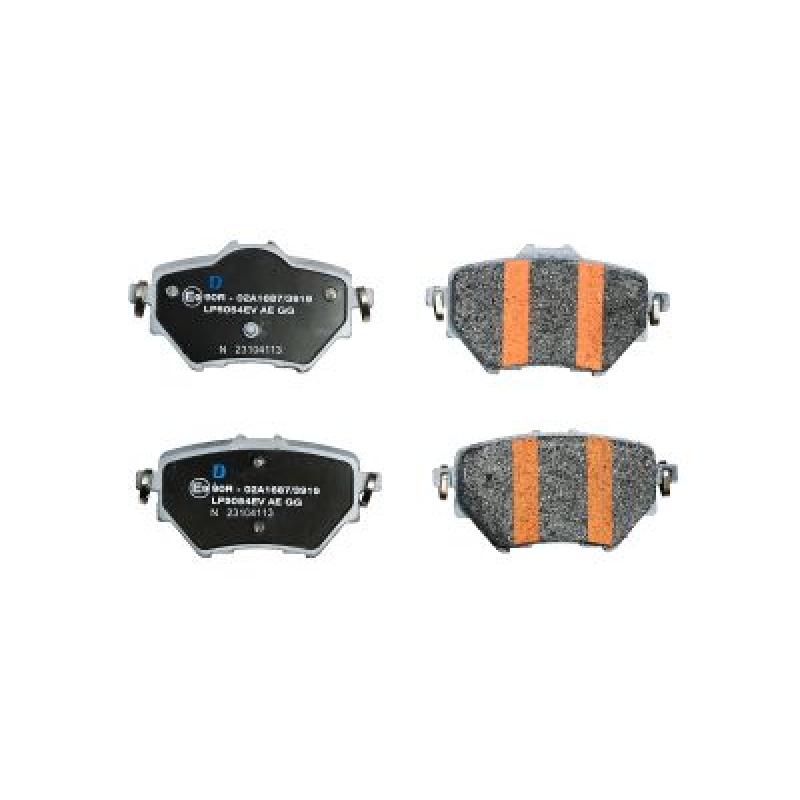 Jeu de 4 plaquettes de frein arrière DELPHI LP5054EV - Visuel 2