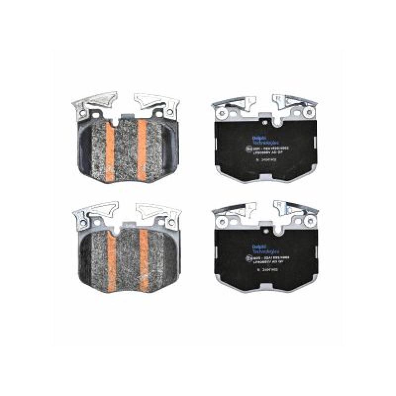 Jeu de 4 plaquettes de frein avant DELPHI LP5066EV - Visuel 2
