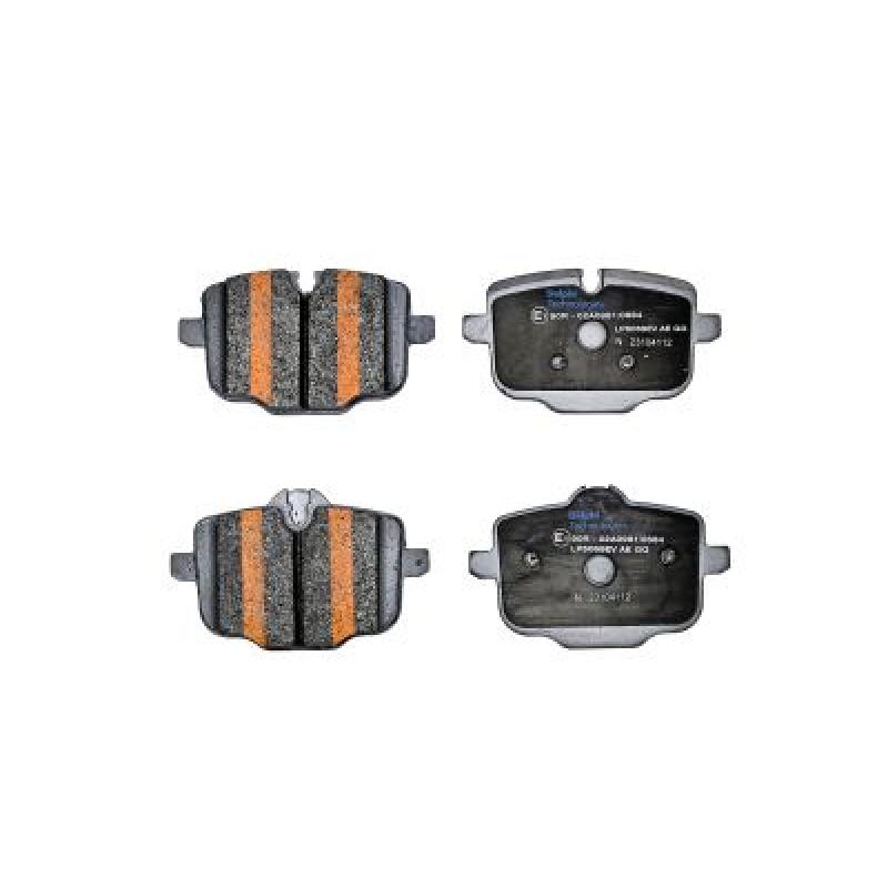 Jeu de 4 plaquettes de frein arrière DELPHI LP5069EV - Visuel 2