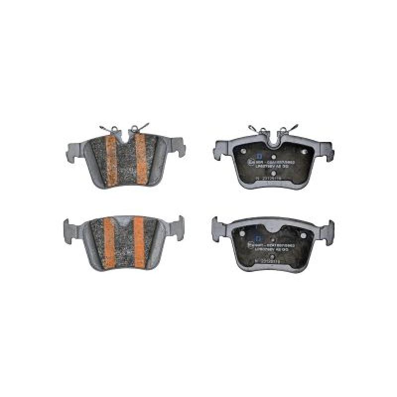 Jeu de 4 plaquettes de frein arrière DELPHI LP5078EV - Visuel 2