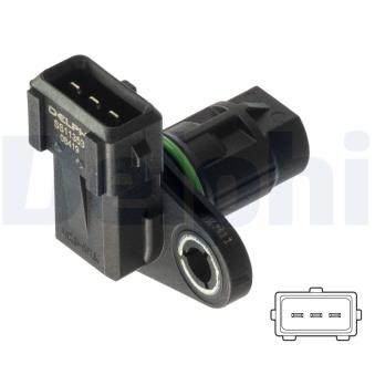Capteur, position d'arbre à cames DELPHI SS11353 pour KIA OPTIMA 2.0 CVVT - 165cv