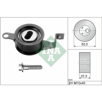 Poulie-tendeur, courroie crantée INA OEM 7330712