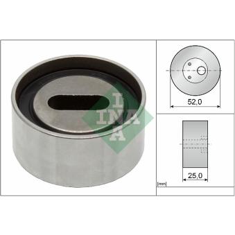 Poulie-tendeur, courroie crantée INA 531 0104 20 pour JEEP AVENGER 1.3 - 55cv