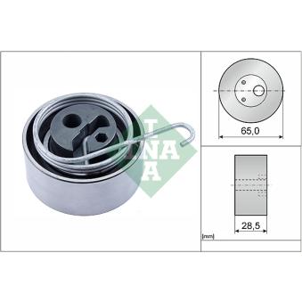 Poulie-tendeur, courroie crantée INA 531 0535 20