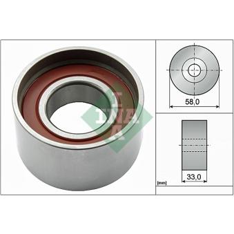 Poulie-tendeur, courroie crantée INA OEM RF5C12700
