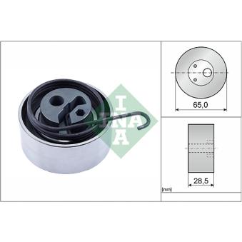 Poulie-tendeur, courroie crantée INA OEM 97210154