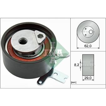 Poulie-tendeur, courroie crantée INA OEM 35612027H Poulie-tendeur, courroie crantée INA OEM 35612027H