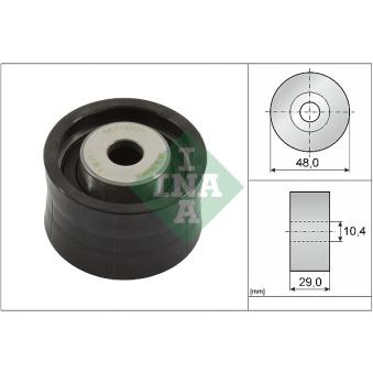 Poulie renvoi/transmission, courroie de distribution INA OEM 6744307 Poulie renvoi/transmission, courroie de distribution INA OEM 6744307