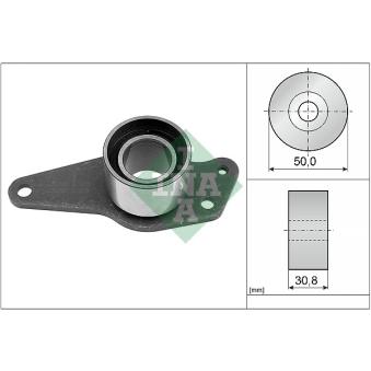 Poulie renvoi/transmission, courroie de distribution INA OEM M855992