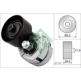 Tendeur, courroie trapézoïdale à nervures INA OEM 7798333