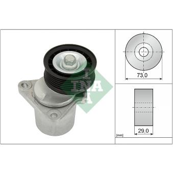 Tendeur, courroie trapézoïdale à nervures INA OEM 30731938