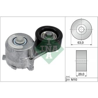 Tendeur, courroie trapézoïdale à nervures INA OEM 636288 Tendeur, courroie trapézoïdale à nervures INA OEM 636288