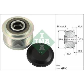 Poulie roue libre, alternateur INA OEM 95511910 Poulie roue libre, alternateur INA OEM 95511910