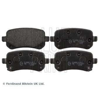 Jeu de 4 plaquettes de frein arrière BLUE PRINT OEM 68192439AB