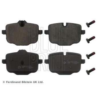 Jeu de 4 plaquettes de frein arrière BLUE PRINT OEM 34216867175