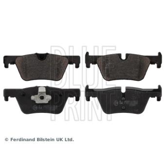 Jeu de 4 plaquettes de frein arrière BLUE PRINT OEM 34206799809