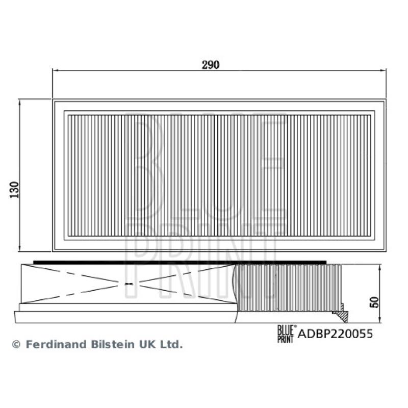 Kit de filtres à air BLUE PRINT ADBP220055 - Visuel 2
