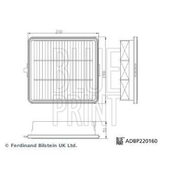 Filtre à air BLUE PRINT OEM 28113BE000