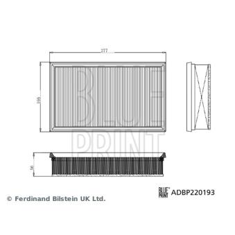 Filtre à air BLUE PRINT OEM 1109104xgw02a