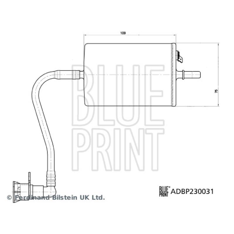 Filtre à carburant BLUE PRINT ADBP230031 - Visuel 2