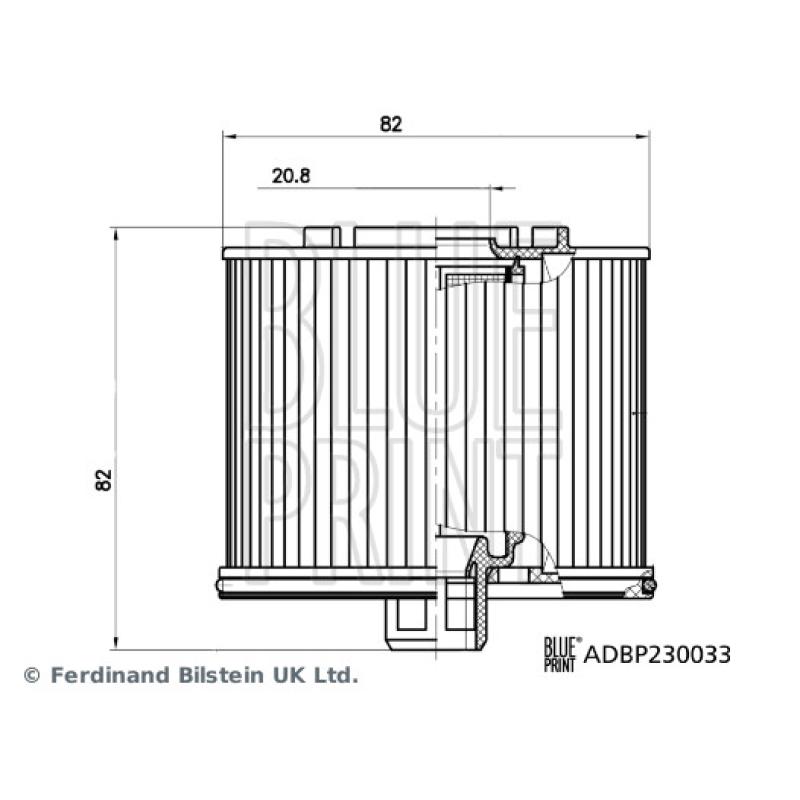 Filtre à carburant BLUE PRINT ADBP230033 - Visuel 2